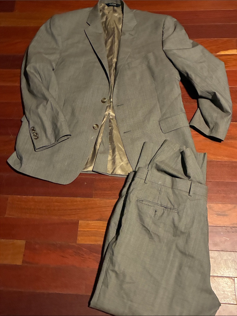 Jos. A. Bank Light Gray Men's Two-Piece Suit
